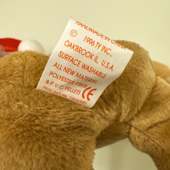 Rare retired beanie babies. Penguin Zero Holiday Teddy, 2004, Holiday Teddy 1997 - Picture 11 of 14